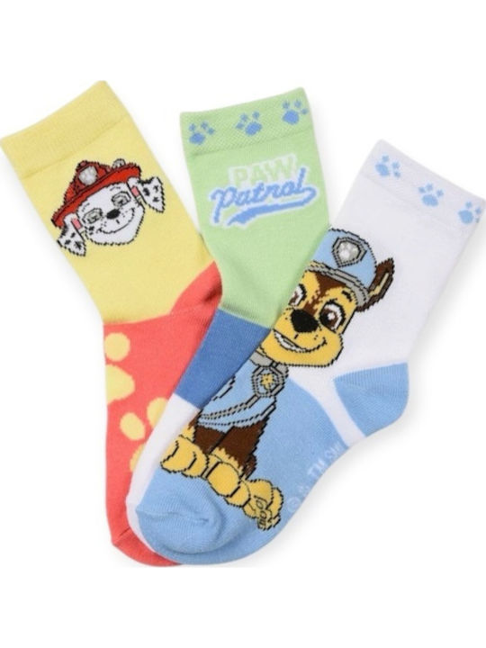 Childrenland Kindersocken Gelb Grün Weiß 3er-Pack