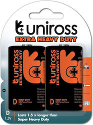 Uniross Μπαταρίες Zinc D 1.5V 2τμχ