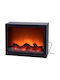 BigBuy Стенен електрически камин 80W 29x23cm
