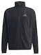 Essentials Herren Fleecejacke Schwarz