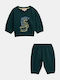 Set pentru Copii cu Pantaloni de Iarnă, 2 Piese, Verde