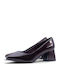 Pumps aus Lackleder mit Mittelhohem Burgundischer Absatz