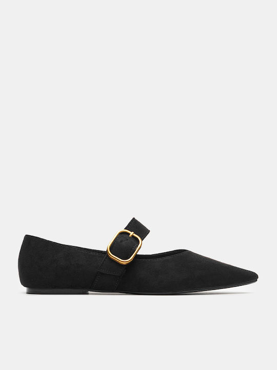Decoro Wildleder Damen Ballerinas mit Riemen Sc...