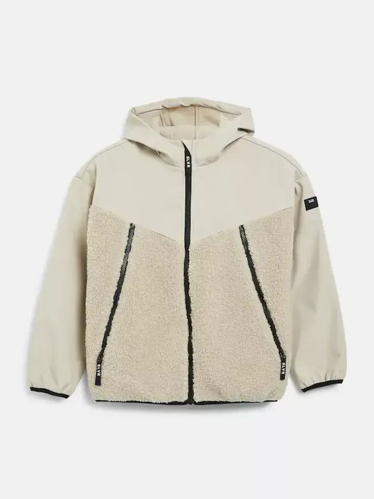 Kids Sports Jacket Short with Lining Beige