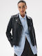 Lunika 264 Γυναικείο Biker Jacket Μαύρο