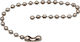 Metallische Perlen Ketten Ball Verschluss 11,5cm 30Stück 21-45