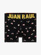 Herren Boxershorts Schwarz mit Mustern