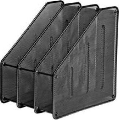 Forofis Magazinständer Metallisch Schwarz