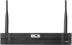 BCS BCS-L-NVR0401-4KE-W(2L) NVR WiFi 4 Channel Recorder with HD Resolution BCS BCS-L-NVR0401-4KE-W(2L) NVR WiFi 4 Channel Recorder with HD Resolution