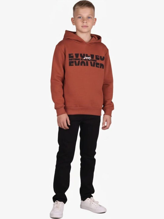 Joyce Kinder-Sweatshirt in Terrakotta