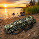 Double Rod Case Fishing Rods Camouflage 135 Cm