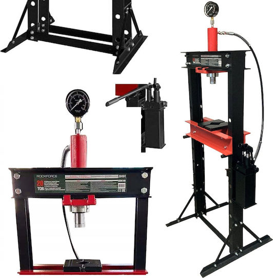 Rockforce Presă Hidraulică de Atelier cu Presiune Maximă de până la 20 Tone