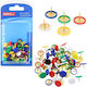 Lean Set Colored Pins Flat Head 90 Pieces