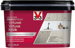 V33 Acryl Hohe Temperatur Wasser 2lt Zimt Satin
