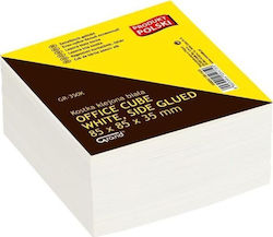 Grand Sticky Memo Pads Cube White 8.5x8.5cm