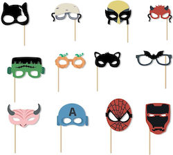 PartyPro Photo Booth Prop Σετ 12τμχ