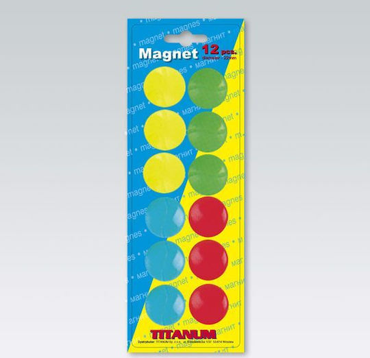 Titanum Titanum Set Magnete Rund Durchmesser 22mm 12Stück