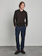 Culton Herren Jeanshosen Gekürztes Blau