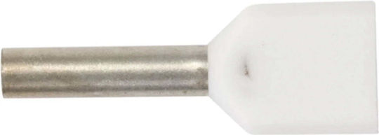 Ergom Isolierter Kabelanschluss Gehäuse Hi 2x0,75/8 Weiß 500 Stück E08kh-02020100301