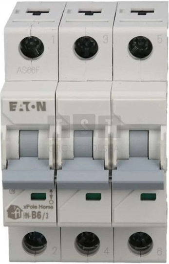 Eaton Automatic Circuit Breaker 50A 3 Pole AC 286594