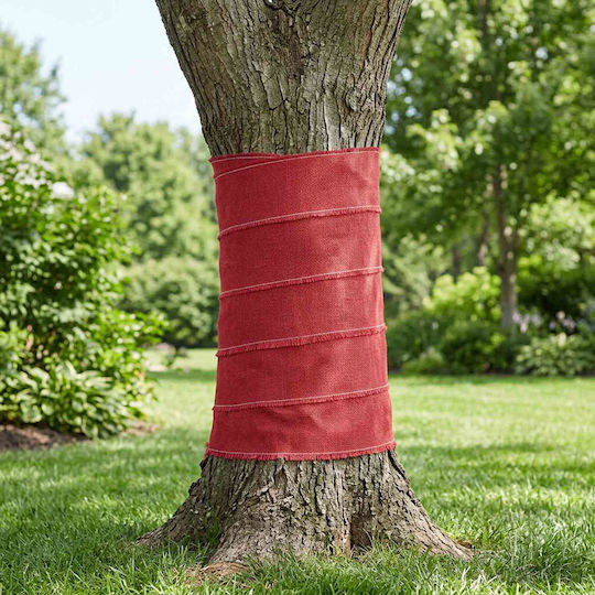 vidaXL Dekorationsstoff 160x2500cm Rotes