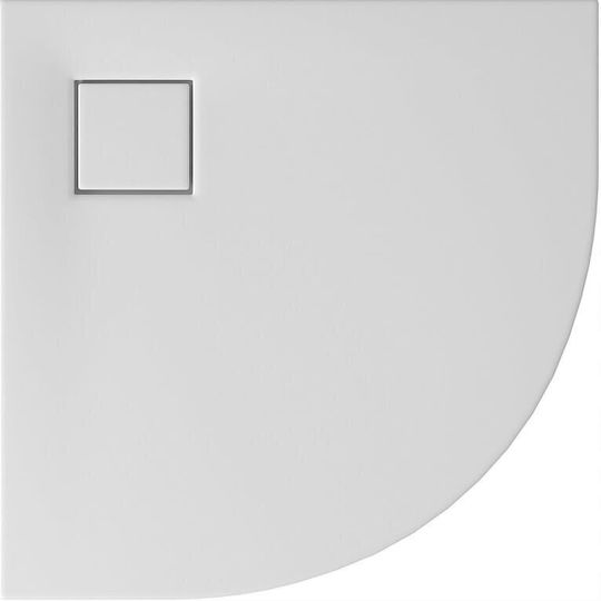 Cersanit Semicircular Acrylic Shower Tray 90x90cm White