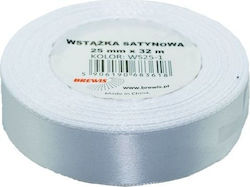Brewis Satin White Ribbon