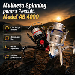 4000 Mulinetă de pescuit pentru Spinning