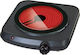 Electro-Line 101T Countertop Burner Ceramic Single Black