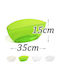 Lamela Ghiveci De Flori Din Plastic Transparent 35x15x15cm