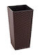 Lamela Keramik Blumentopf Mokka 30x30x57cm