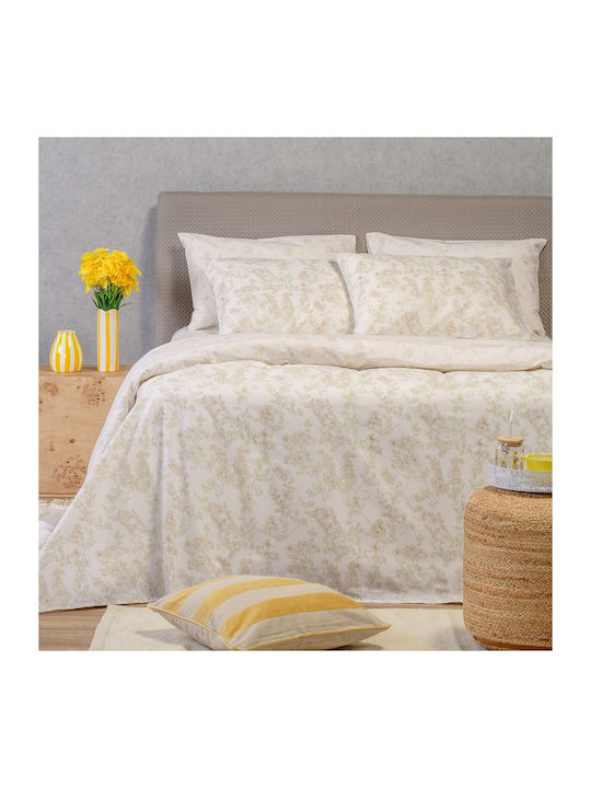 Melinen Rea Einzelbett-Baumwollbettbezug 165x24...