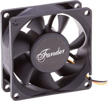 Fander Roxo 7025L Вентилатор за кутия Без светодиоди Осветление и Свързване 3-Pin
