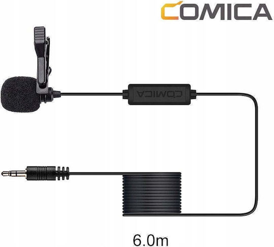 Comica Динамичен микрофон за петличка за мобилен 6m