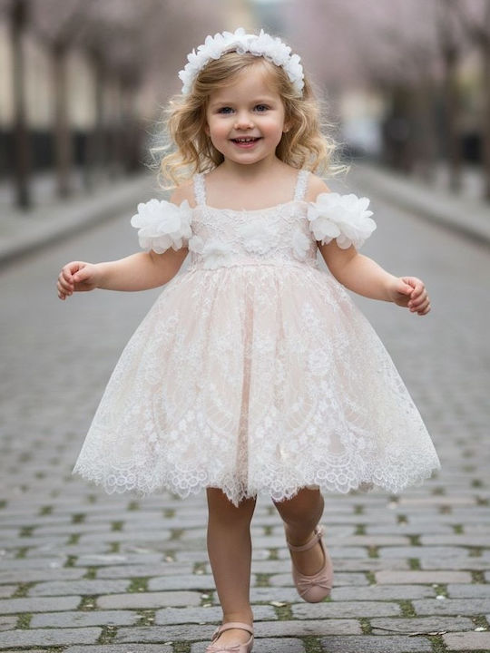 Mi Chiamo Pink Baptism Dress K4805