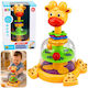Lean Toys Въртящ се връх за 6+ Месеца
