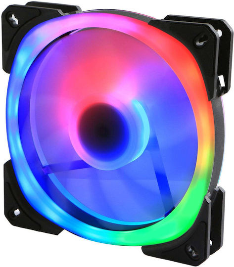Gelid Solutions Lyra Вентилатор за кутия 140mm (1600rpm / 70cfm) с ARGB Осветление и Свързване 4-Pin PWM