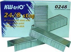 Kw-trio Heftklammern 24/8 0248 30–50 Blätter 1000 Stück Kw-trio Heftklammern 24/8 0248 30–50 Blätter 1000 Stück