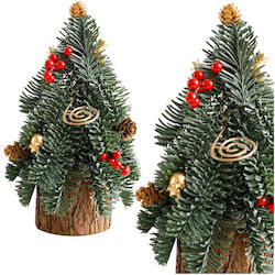 Christmas Decorative Tree Mulberry 26cm Red