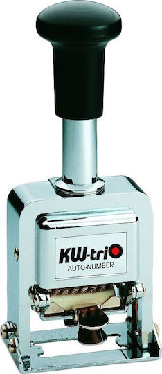 Kw-trio Kw-trio Σφραγίδα Αριθμών Αριθmer und Schwarz Tintenstempel