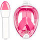 Ozean Tauchmaske Silikon Vollgesicht Rosa