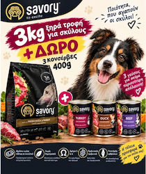 Savory Pet 3kg Dry Dog Food for Adult Dogs with Duck, Rabbit and Rabbit Savory Pet 3kg Dry Dog Food for Adult Dogs with Duck, Rabbit and Rabbit