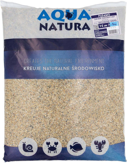 Zoologia Aqua Natura Padamo Dekoratives Kies Für Aquarium 1-2 Mm 5 Kg