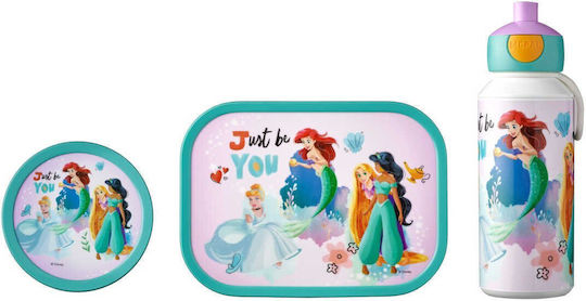 Mepal Campus Set De Masă Pentru Copii Din Plastic Disney Princess 0.75lt Multicolor