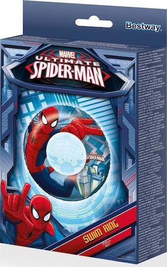 Bestway Детско Спасително Крюгче Spiderman С Диаметър 56см На 6 Години