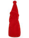 Dekorative Weihnachtsmann Rote Stoff 30x10x10cm