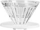 Timemore Dripper din Sticlă Crystal Eye Glass Turbo 01 Pc Holder Alb