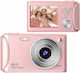 Xrec Q18 Kompaktkamera 64MP Optischer Zoom 18x Rosa