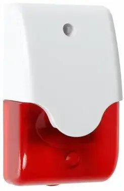 TST Group Alarm-Sirene Batterie Intern 109dB mit rotem Licht 7.4x12.2cm