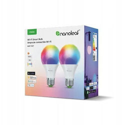 Nanoleaf Intelligente Glühbirnen LED 9W für Fassung E27 RGB 1100 Lumen 2 Stück Nanoleaf Intelligente Glühbirnen LED 9W für Fassung E27 RGB 1100 Lumen 2 Stück